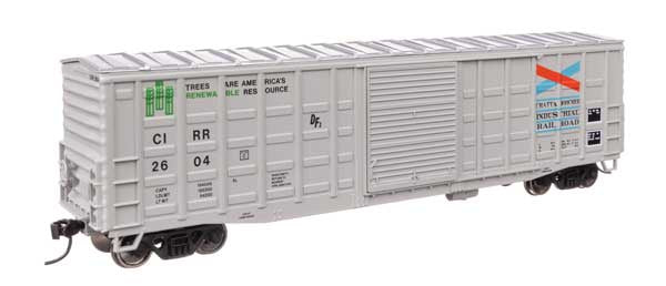 WalthersMainline HO 50' Waffle Side Boxcar - Ready To Run -- Chattahoochee Industrial Railroad #2604 (Youngstown Door)