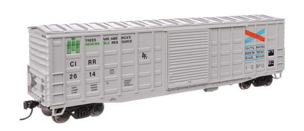 WalthersMainline HO 50' Waffle Side Boxcar - Ready To Run -- Chattahoochee Industrial Railroad #2614 (Youngstown Door)
