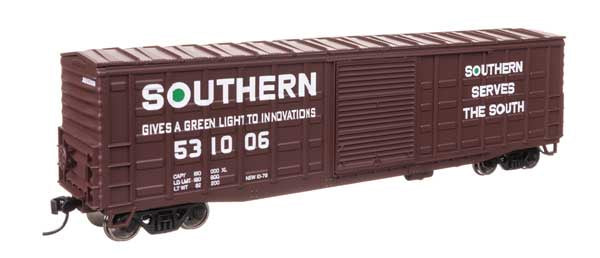WalthersMainline HO 50' Waffle Side Boxcar - Ready To Run -- Southern Railway #531006 (Youngstown Door)