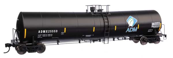 WalthersMainline HO Trinity 25,000-Gallon Tank Car - Ready to Run -- Archer-Daniels-Midland ADMX #25559