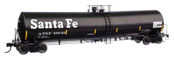 WalthersMainline HO Trinity 25,000-Gallon Tank Car - Ready to Run -- Santa Fe #98642