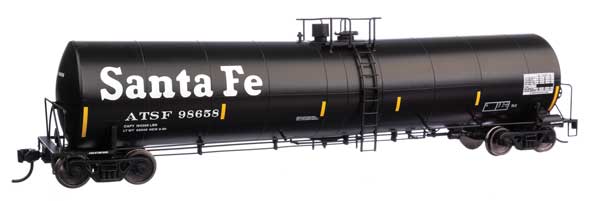 WalthersMainline HO Trinity 25,000-Gallon Tank Car - Ready to Run -- Santa Fe #98658