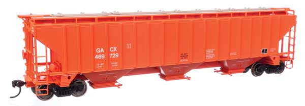 WalthersMainline HO 57' Trinity 4750 3-Bay Covered Hopper - Ready to Run -- GACX #469729