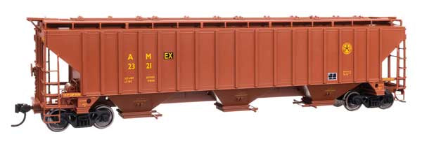 WalthersMainline HO 57' Trinity 4750 3-Bay Covered Hopper - Ready to Run -- Allied Enterprises #2321