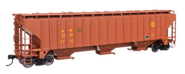 WalthersMainline HO 57' Trinity 4750 3-Bay Covered Hopper - Ready to Run -- Allied Enterprises #2329