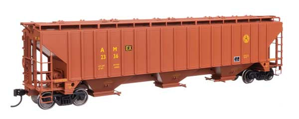 WalthersMainline HO 57' Trinity 4750 3-Bay Covered Hopper - Ready to Run -- Allied Enterprises #2336