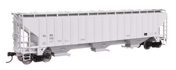 WalthersMainline HO 57' Trinity 4750 3-Bay Covered Hopper - Ready to Run -- Cargill Incorporated Salt Division #112