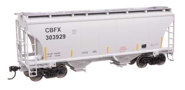 WalthersMainline HO 39' Trinity 3281 2-Bay Covered Hopper - Ready-to-Run -- CBFX #303929