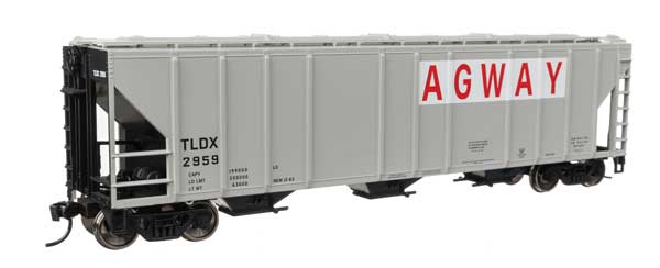 50' Pullman-Standard PS2-CD 4427 3-Bay Covered Hopper - Ready to Run -- Agway TLDX #2959