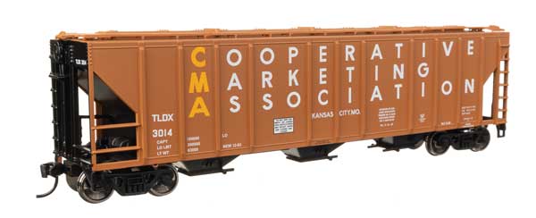 50' Pullman-Standard PS2-CD 4427 3-Bay Covered Hopper - Ready to Run -- CMA TLDX #3014