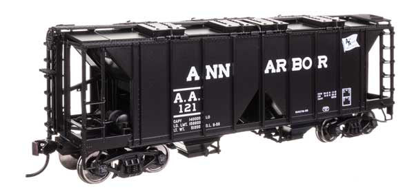 WalthersMainline HO ACF 1958 Cu Ft Covered Hopper - Ready to Run -- Ann Arbor #121