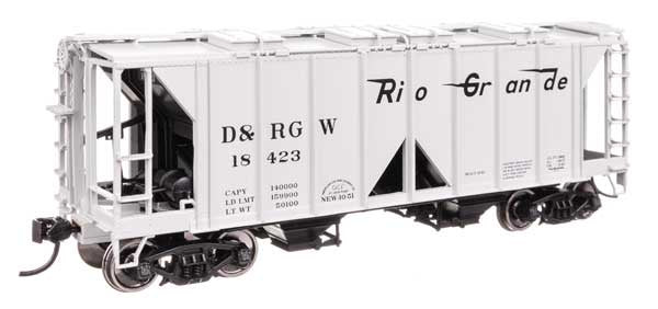 WalthersMainline HO ACF 1958 Cu Ft Covered Hopper - Ready to Run -- Denver & rio Grande Western (D&RGW) #18423