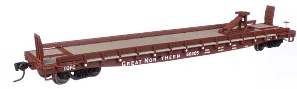 WalthersMainline HO 53' GSC Piggyback Service Flatcar - Ready to Run -- Great Northern #60205