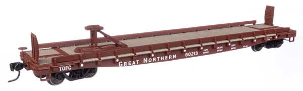 WalthersMainline HO 53' GSC Piggyback Service Flatcar - Ready to Run -- Great Northern #60213