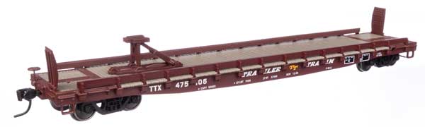 WalthersMainline HO 53' GSC Piggyback Service Flatcar - Ready to Run -- Trailer Train TTX #475106