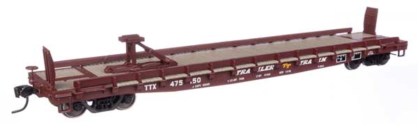 WalthersMainline HO 53' GSC Piggyback Service Flatcar - Ready to Run -- Trailer Train TTX #475150