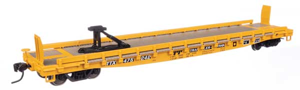WalthersMainline HO 53' GSC Piggyback Service Flatcar - Ready to Run -- Trailer Train TTX #475242