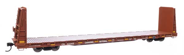 Walthers Mainline HO 68' Bulkhead Flatcar - Ready to Run -- Canadian National #622415