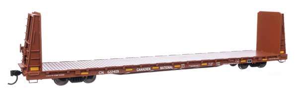 Walthers Mainline HO 68' Bulkhead Flatcar - Ready to Run -- Canadian National #622409