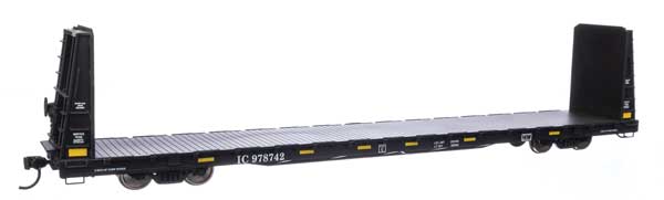 Walthers Mainline HO 68' Bulkhead Flatcar - Ready to Run -- Illinois Central #978742