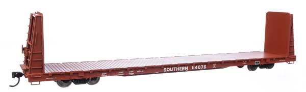 Walthers Mainline HO 68' Bulkhead Flatcar - Ready to Run -- Southern Railway #114076