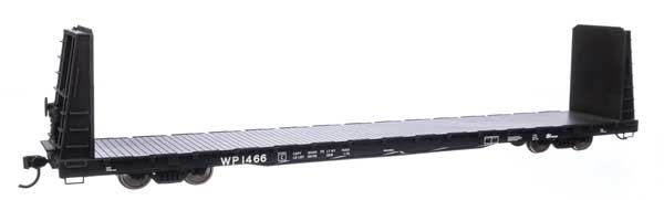 Walthers Mainline HO 68' Bulkhead Flatcar - Ready to Run -- Western Pacific(TM) #1466
