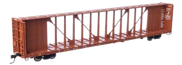 Walthers Mainline 72' Centerbeam Flatcar w/Standard Beam - Ready to Run -- Illinois Central #977047 - 910-50712