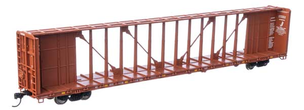 Walthers Mainline 72' Centerbeam Flatcar w/Standard Beam - Ready to Run -- Illinois Central #977112 - 910-50713