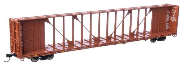 Walthers Mainline 72' Centerbeam Flatcar w/Standard Beam - Ready to Run -- Illinois Central #977198 - 910-50714