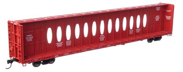 Walthers Mainline 72' Centerbeam Flatcar w/Opera Windows - Ready to Run -- Northwestern Oklahoma Railroad NOKL #732023 - 910-50720