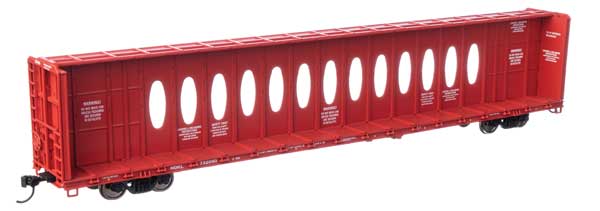 Walthers Mainline 72' Centerbeam Flatcar w/Opera Windows - Ready to Run -- Northwestern Oklahoma Railroad NOKL #732090 - 910-50721