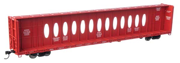 Walthers Mainline 72' Centerbeam Flatcar w/Opera Windows - Ready to Run -- Northwestern Oklahoma Railroad NOKL #732117 - 910-50722