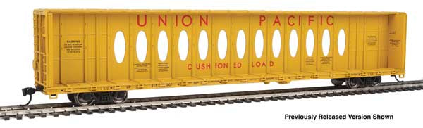 WalthersMainline 72' Centerbeam Flatcar w/Opera Windows - Ready to Run -- Union Pacific (UP) #217050