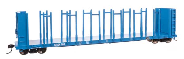 WalthersMainline HO 63' Pulpwood Flatcar - Ready to Run -- Georgia Pacific #468