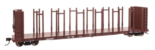 WalthersMainline HO 63' Pulpwood Flatcar - Ready to Run -- Southern Railway #115568