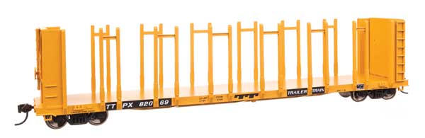 WalthersMainline HO 63' Pulpwood Flatcar - Ready to Run -- TTX TTPX #82069