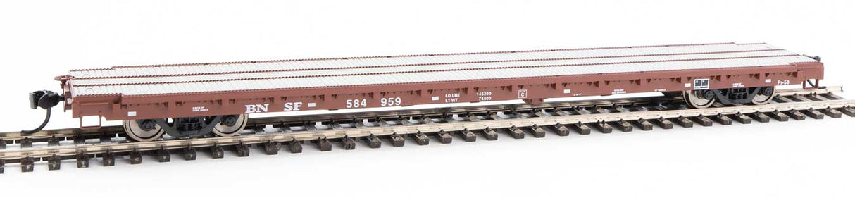 Walthers Mainline 60' Pullman-Standard Flatcar - Ready to Run -- BNSF Railway #584959 - 910-5360
