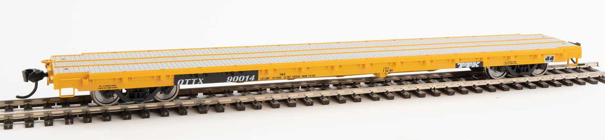 Walthers Mainline 60' Pullman-Standard Flatcar - Ready to Run -- TTX OTTX #90014 (Farm machinery service) - 910-5371