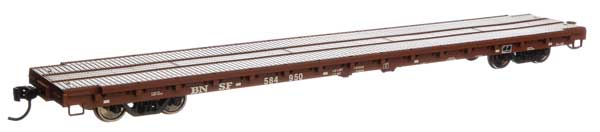 WalthersMainline 60' Pullman-Standard Flatcar - Ready to Run -- BNSF #584950 - 910-5391