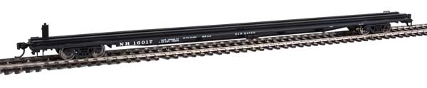 Walthers Mainline 85' General American G85 Flatcar - Ready to Run -- New Haven #16017 - 910-5484