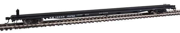 Walthers Mainline 85' General American G85 Flatcar - Ready to Run -- New Haven #16049 - 910-5486
