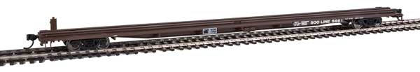 Walthers Mainline 85' General American G85 Flatcar - Ready to Run -- Soo Line #5661 - 910-5494