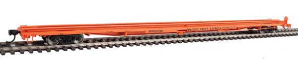 Walthers Mainline HO 85' General American G85 Flatcar - Ready to Run -- Pacific Fruit Express #835299 - 910-5526