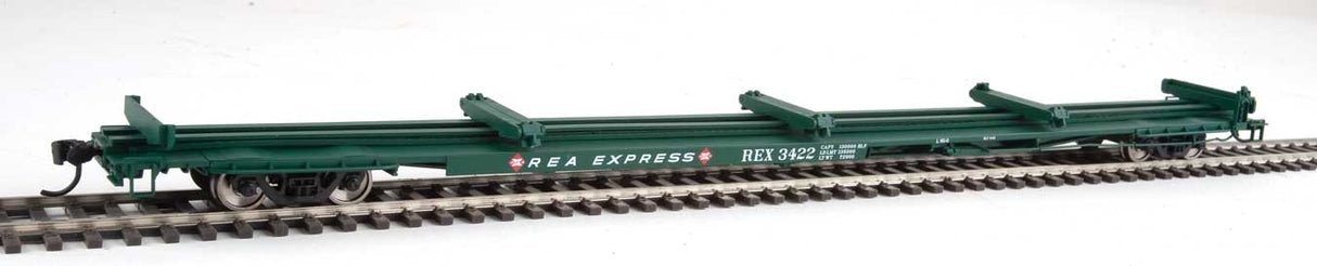 Walthers Mainline 85' General American G85 Flatcar - Ready to Run -- Railway Express Agency #3422 - 910-5529