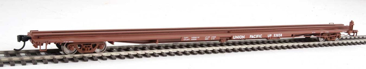Walthers Mainline HO 85' General American G85 Flatcar - Ready to Run -- Union Pacific(R) #53038 - 910-5541
