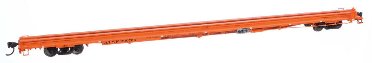 Walthers Mainline 85' General American G85 Flatcar - Ready to Run -- Santa Fe #290705 - 910-5547