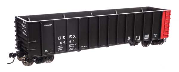 50' PS 4000 Cu Ft Coal Gondola - Ready to Run -- Detroit Edison (DEEX) #5690