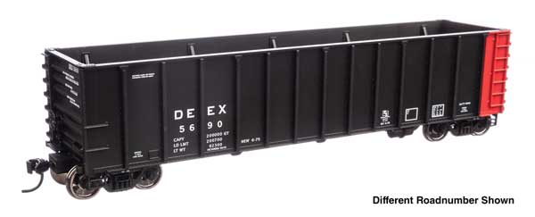 50' PS 4000 Cu Ft Coal Gondola - Ready to Run -- Detroit Edison (DEEX) #5745