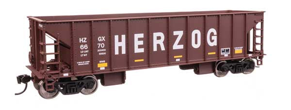WalthersMainline HO 41' Ballast Hopper - Ready to Run -- Herzog #6670