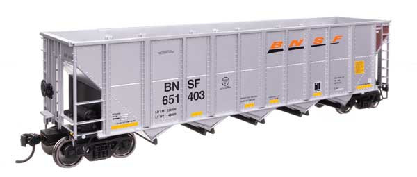 WalthersMainline HO 50' RD-4 Hopper - Ready to Run -- BNSF #651403